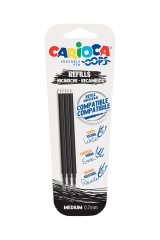 3 recharges Oops - Noir