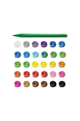 30 crayons de cire Dès 3 ans