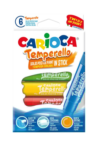 6 craies en stick Temperello