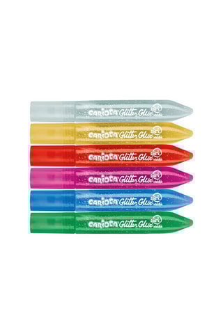 6 tubetti di colla glitterata - Da 3 anni