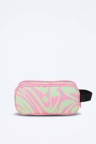Trousse - Rose et vert