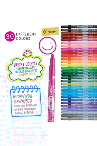 30 feutres Fine Liner