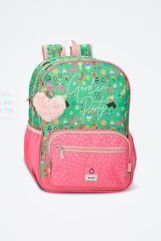 Sac à dos - Vert et rose