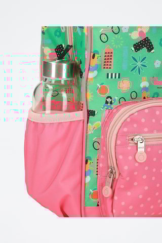 Sac à dos - Vert et rose