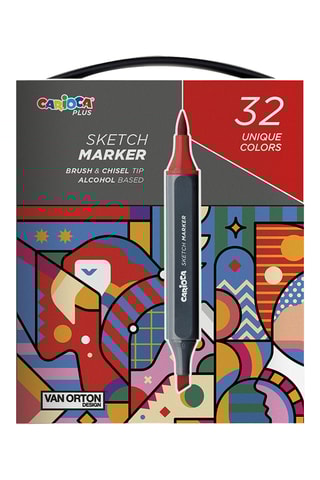 32 feutres double pointe Sketch Marker