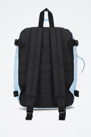 Sac à dos à roulettes - Ciel et blanc