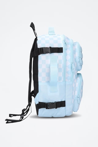 Sac à dos à roulettes - Ciel et blanc