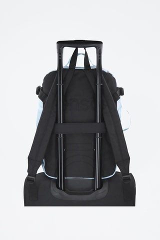 Sac à dos à roulettes - Ciel et blanc