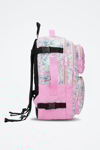 Sac à dos à roulettes - Rose et vert