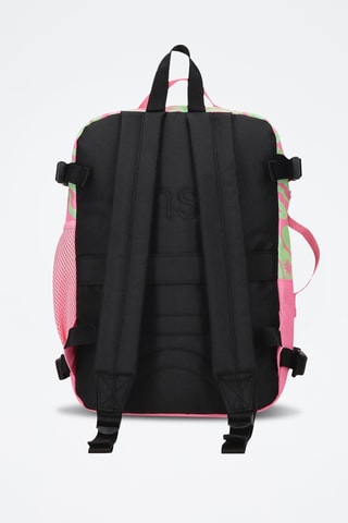 Sac à dos à roulettes - Rose et vert