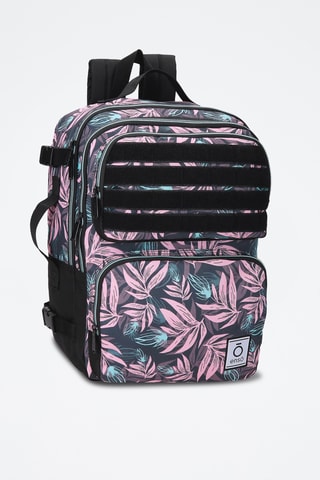 Sac à dos à roulettes - Noir et rose