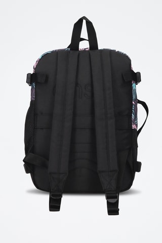 Sac à dos à roulettes - Noir et rose