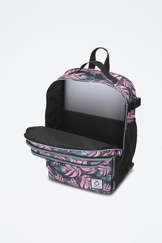 Sac à dos à roulettes - Noir et rose