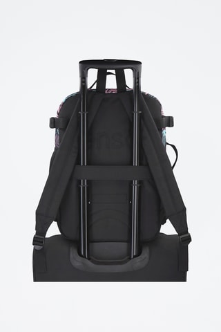 Sac à dos à roulettes - Noir et rose