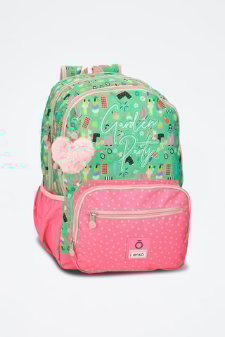 Sac à dos - Vert et rose