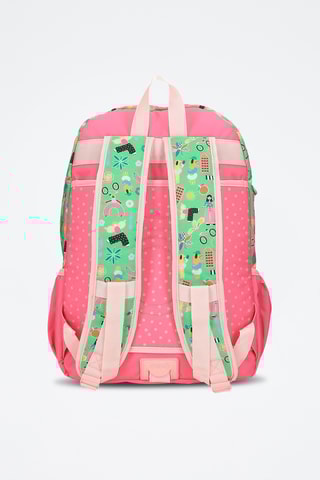 Sac à dos - Vert et rose