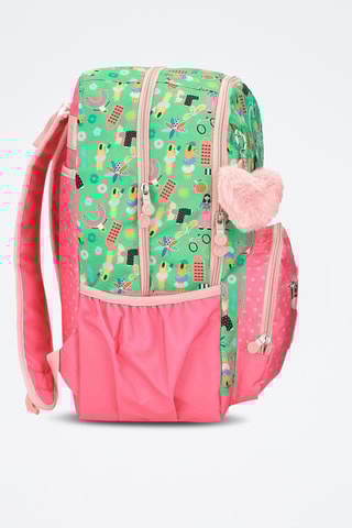 Sac à dos - Vert et rose