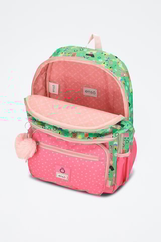 Sac à dos - Vert et rose