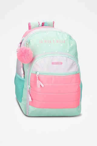 Sac à dos - Turquoise et rose