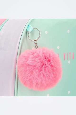 Sac à dos - Turquoise et rose