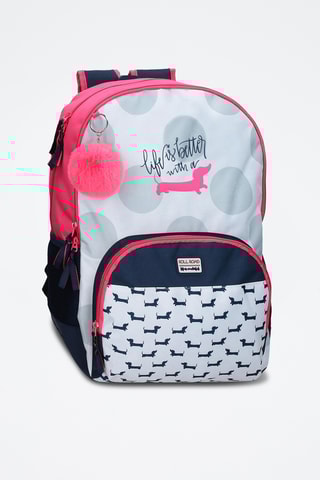 Sac à dos - Rose et gris