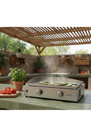 Plancha gaz en acier inoxydable Luma 260 - 4000 W