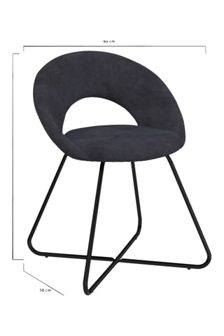 2 cadeiras Malone - 50 x 60 x 79 cm