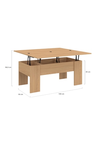 Mesa de centro Albane -100 x 50 x 45 cm