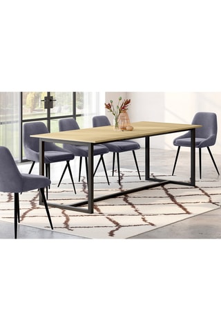 Mesa de refeição extensível Memphis - 200/250 x 75,5 x 90 cm