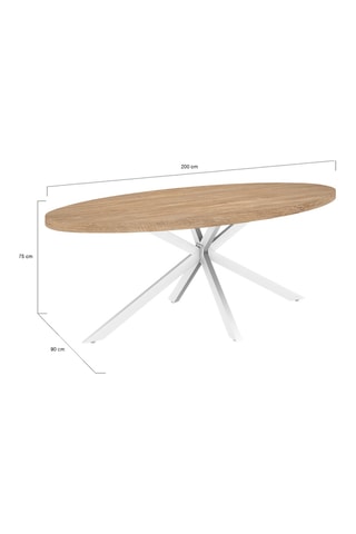 Mesa de refeição Céleste - 200 x 90 x 75 cm