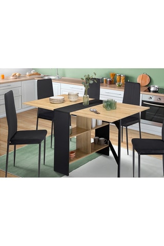 Mesa consola dobrável Edi - 80 x 33,5/150 x 75 cm