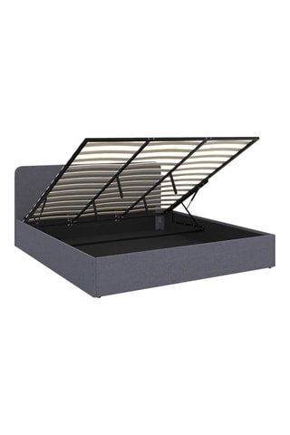 Letto contenitore con rete in legno Louise - Area materasso 180 x 200 cm