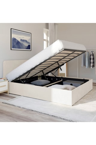 Letto contenitore con rete Louise - Area materasso 160 x 200 cm