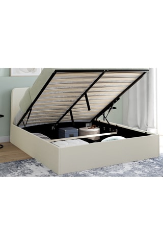 Letto contenitore con rete Louise - Area materasso 140 x 190 cm