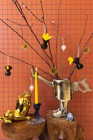 3 Stuks Decoratie Prickle - Goudkleurig