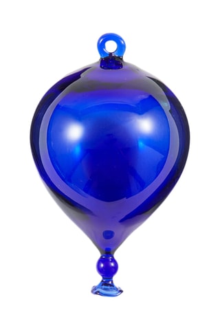 3 Mongeblazen Borosilicaatglazen Decoratieve Ballen Festive -  Donkerblauw