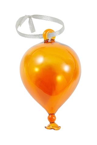 3 Mongeblazen Borosilicaatglazen Decoratieve Ballen Festive - Bruin