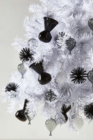 3 Decoratieve Ballonnen Festive - Donkergrijs