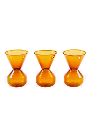 3 Mini Hangvazen FatNeck - 8,5 cm - Oranje