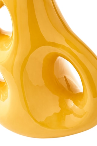 Keramische Vaas Three Ears - 21 cm - Geel