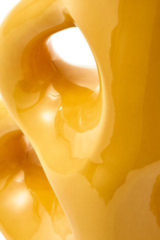 Keramische Vaas Three Ears - 21 cm - Geel