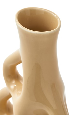 Keramische Vaas Three Ears - 21 cm - Beige