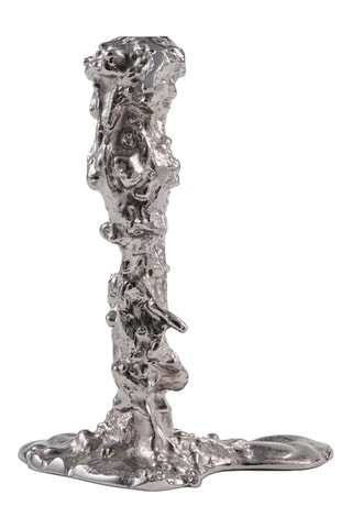 Portacandela Drip - 11 cm - Grigio scuro