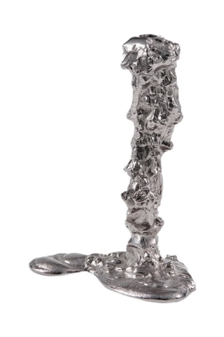 Portacandela Drip - 11 cm - Grigio scuro