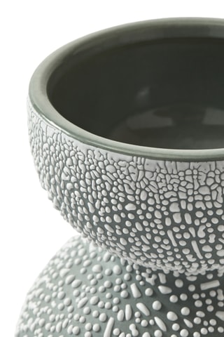 Keramische Vaas Boolb - 20 cm - Donkergroen