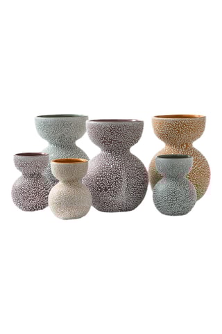 Keramische Vaas Boolb - 20 cm - Donkergroen