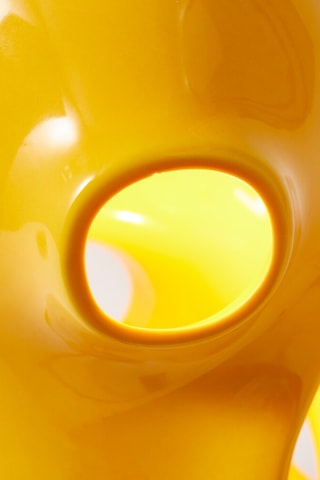 Keramische Ledtafellamp Bulle - Oranje - 15 W