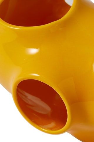 Keramische Ledtafellamp Bulle - Oranje - 15 W