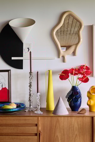 Keramische Ledtafellamp Bulle - Oranje - 15 W