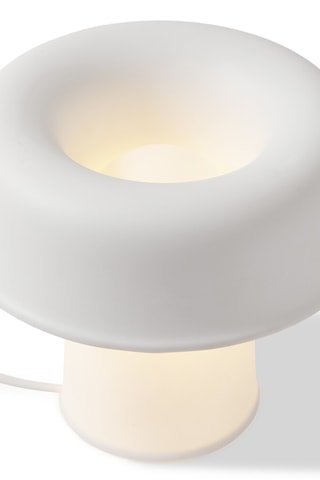 Porseleinen Ledtafellamp Neox - Wit - 15 W